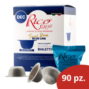 Capsule Compatibili BIALETTI Decaffeinato Blue Line 90pz