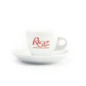 Set 6 Tazze Rico Caffè Con Piattino