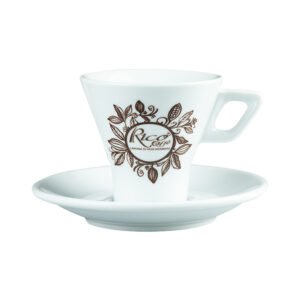 Set 6 tazze Rico Caffè Cioccolata calda con piattino